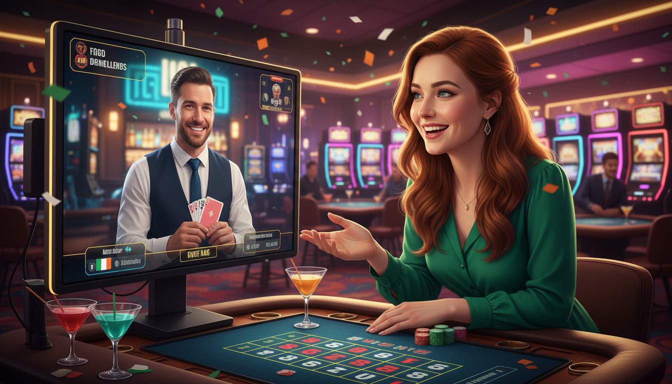 Live casino experience with professional dealers