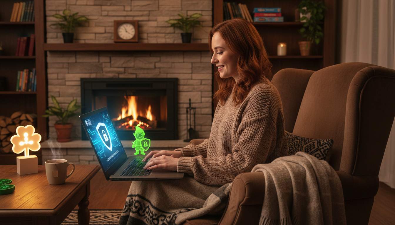 Secure login illustration